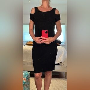 Athleta Black cutout dress